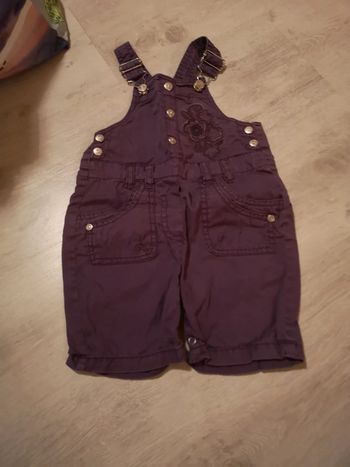 Salopette violette