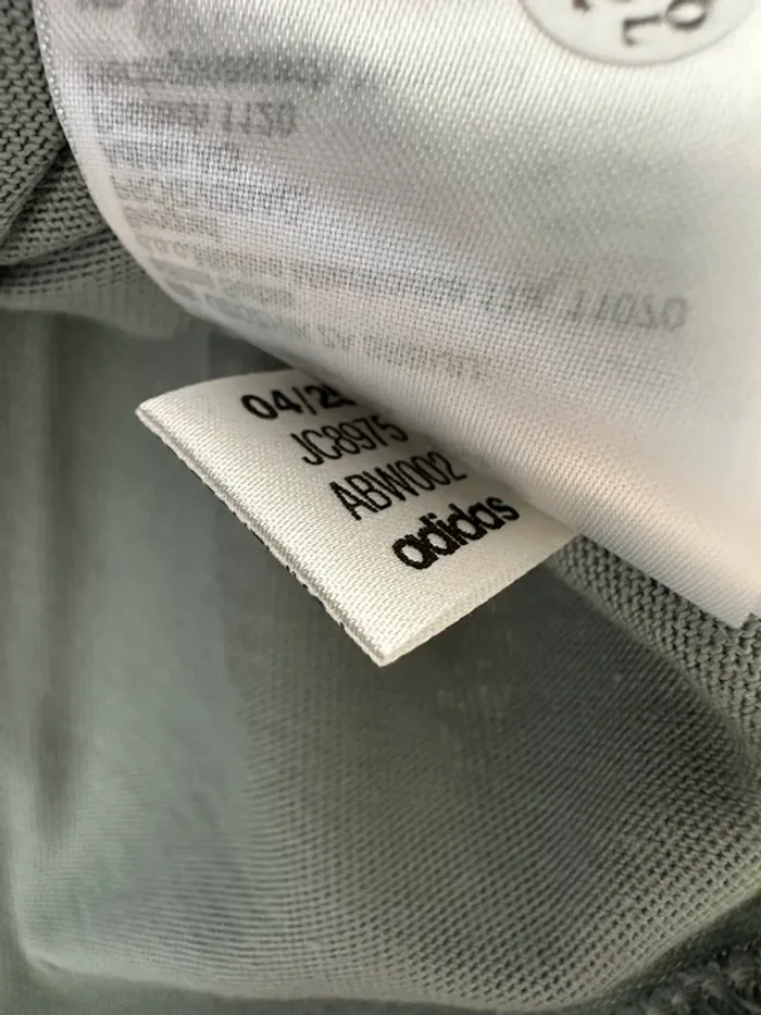 Adidas tshirt slim vert argent taille M neuf avec étiquette - photo numéro 9