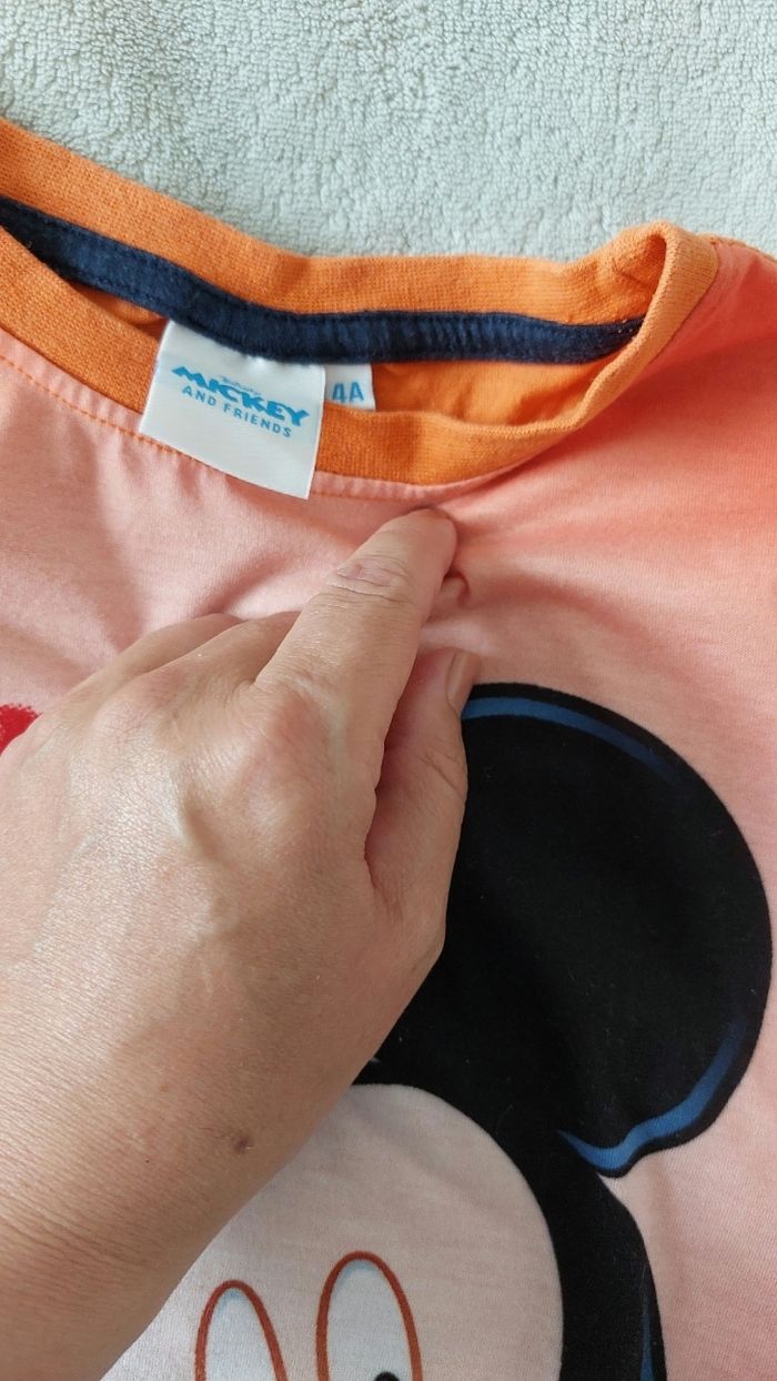 Tee shirt mickey 4 ans - photo numéro 2