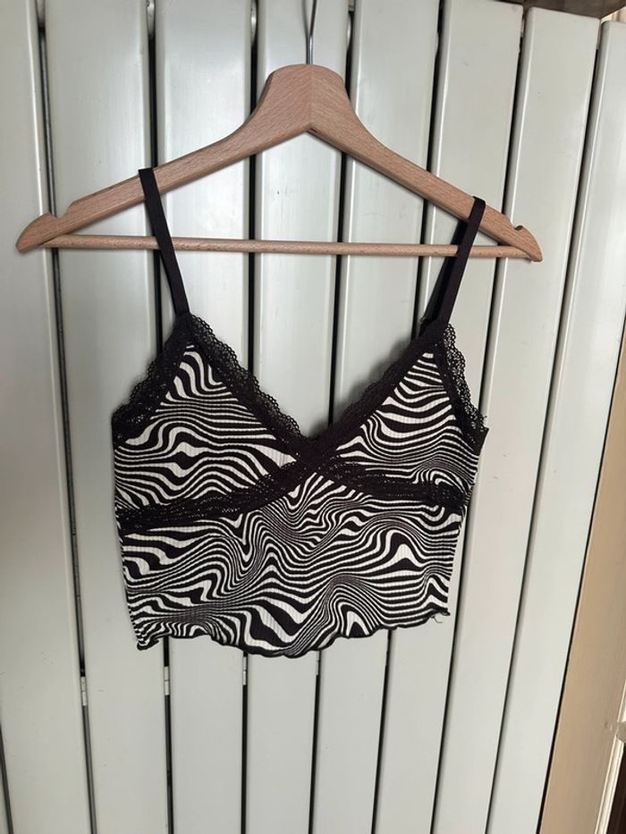 Haut zebré d’ete H&M S