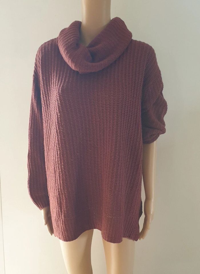 💜 Pull col roulé 38/40 M/L Tissaia #emyfleury_40femme