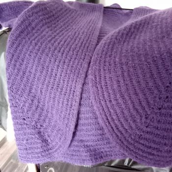 Veste manches cheminées femme laine , mohair taille unique 40\Pour toutes occasions bureau, maison, télévision autres...chaud .