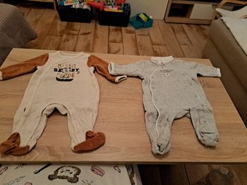 Lot de 6 pyjamas chauds 3 mois 1 pièce