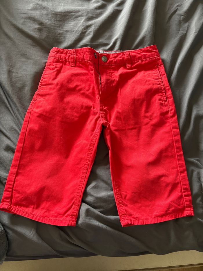 Short crochet rouge réglable orchestra 10 ans