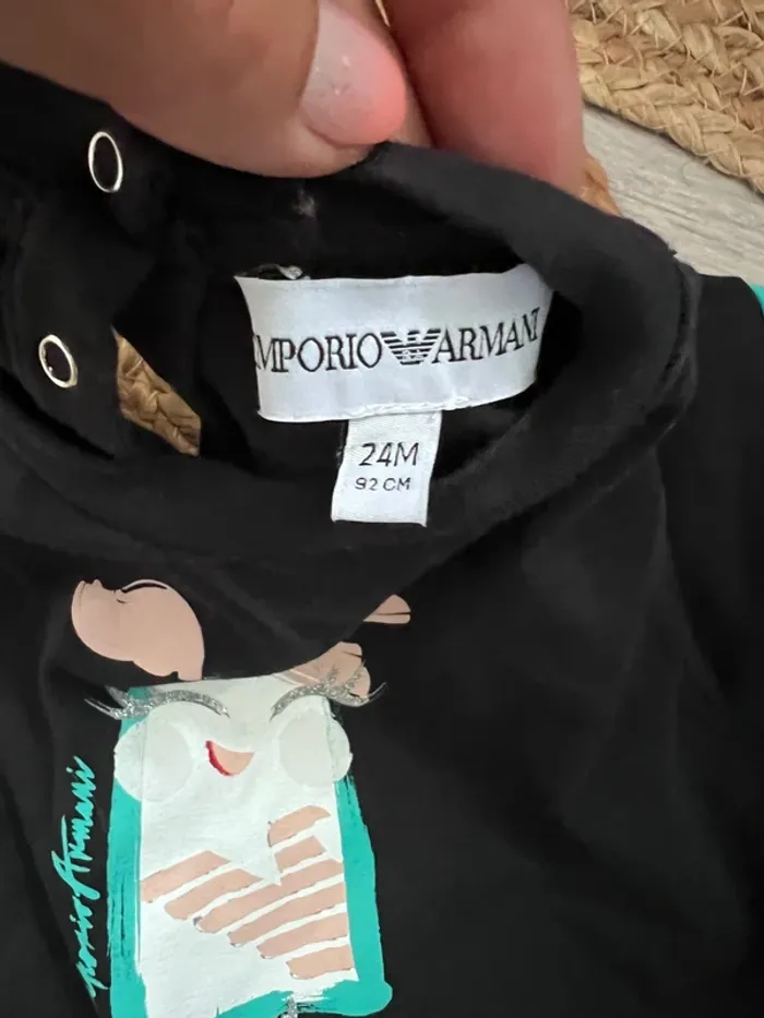 Tee shirt fille Emporio Armani 24 m - photo numéro 3