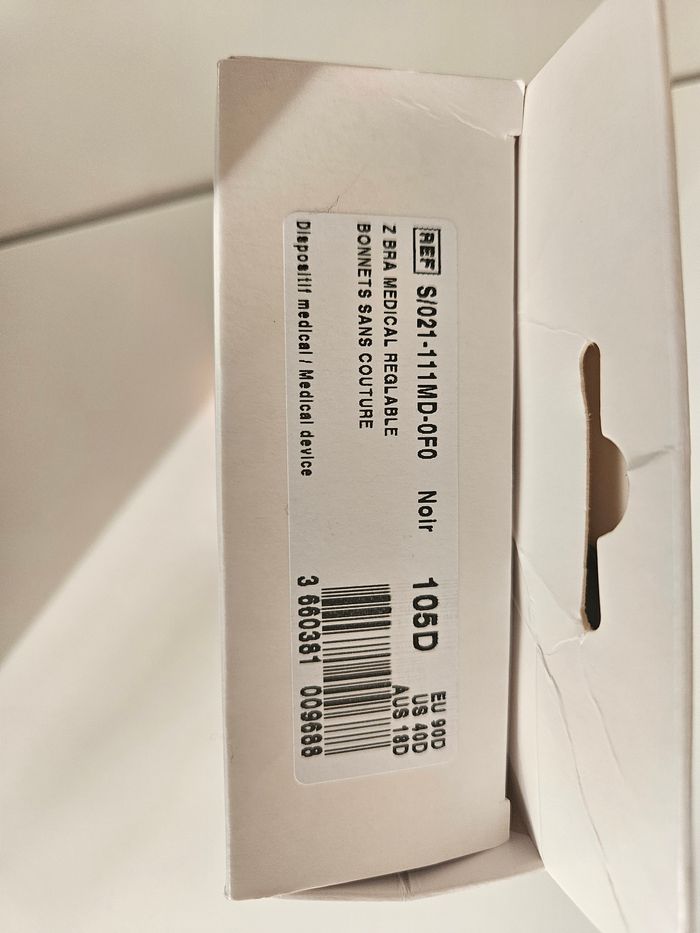 Brassiere post operatoire Zbra 105D neuve - photo numéro 3