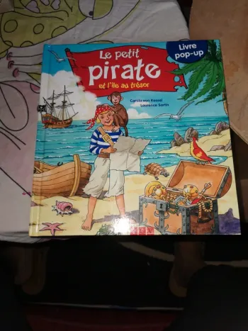 Le petit porte et l'île au trésor livré pop up