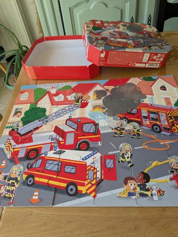 Puzzle 24 pieces pompier