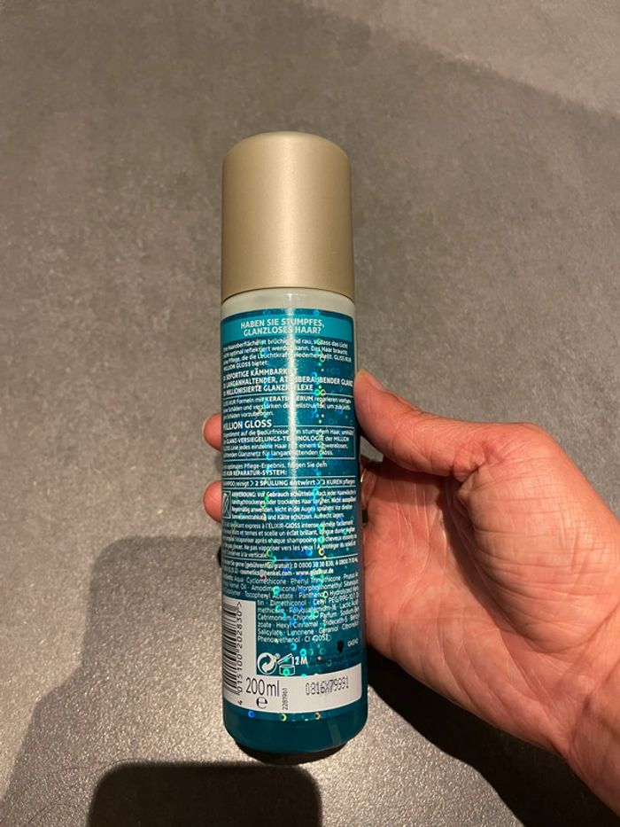 Soin pour cheveux réparateur sans rinçage à la kératine pour cheveux terne neuf Schwarzkopf - photo numéro 3