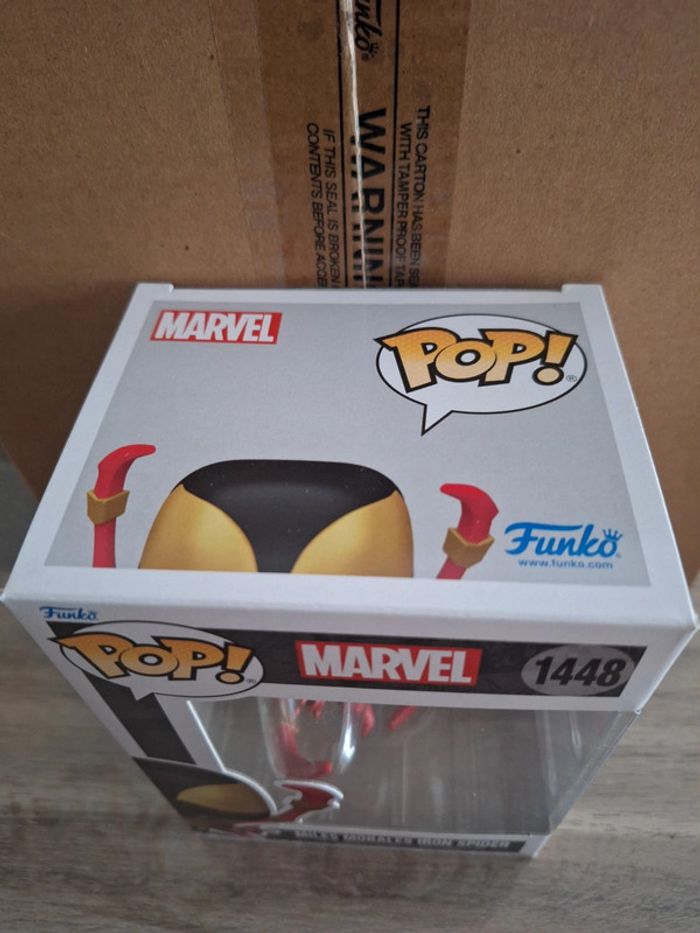 Funko pop marvel miles morales iron spider 1448 - photo numéro 4