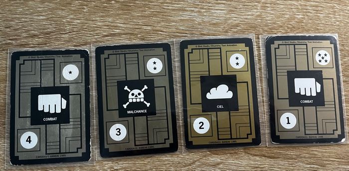 Lot 11 cartes dragon ball z Cardass bandai 1995 Toei animation - photo numéro 5