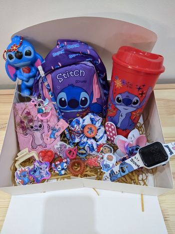  MÉGA Coffret Stitch Disney – Sac + montre + gourde + 20+ accessoires 🎀 Idée cadeau parfaite