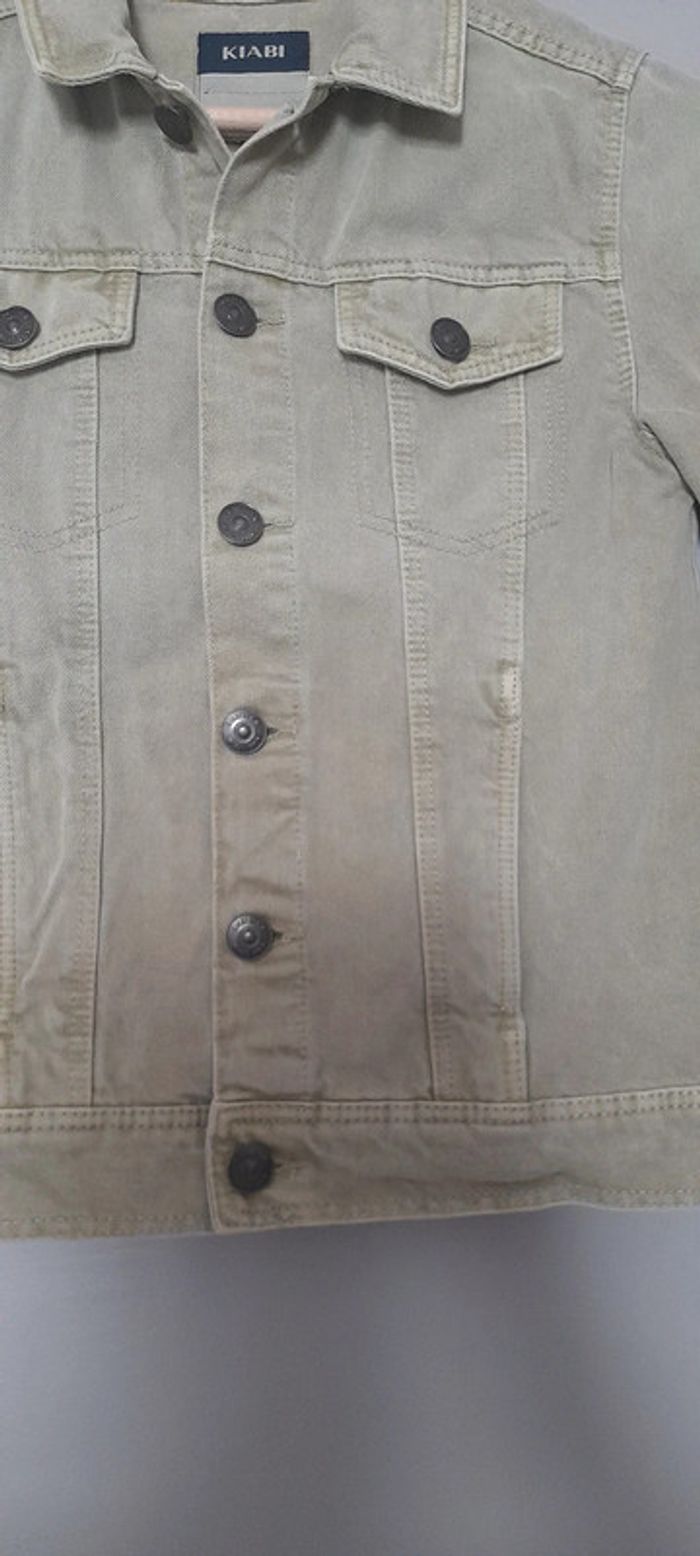 Veste en jean vert - photo numéro 5