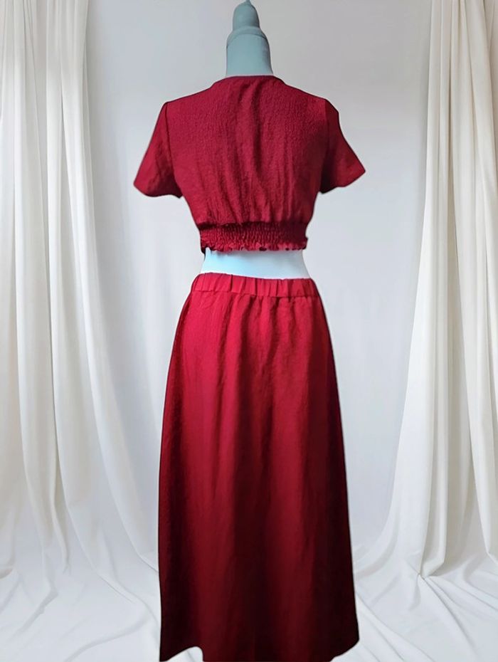 Ensemble jupe longue + top court. - photo numéro 2