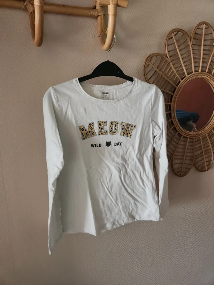 Lot 3 tshirt ML + Jegging noir kiabi - photo numéro 4
