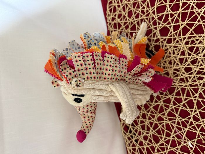 Les Déglingos Pikos le hérisson Original peluche beige - photo numéro 3