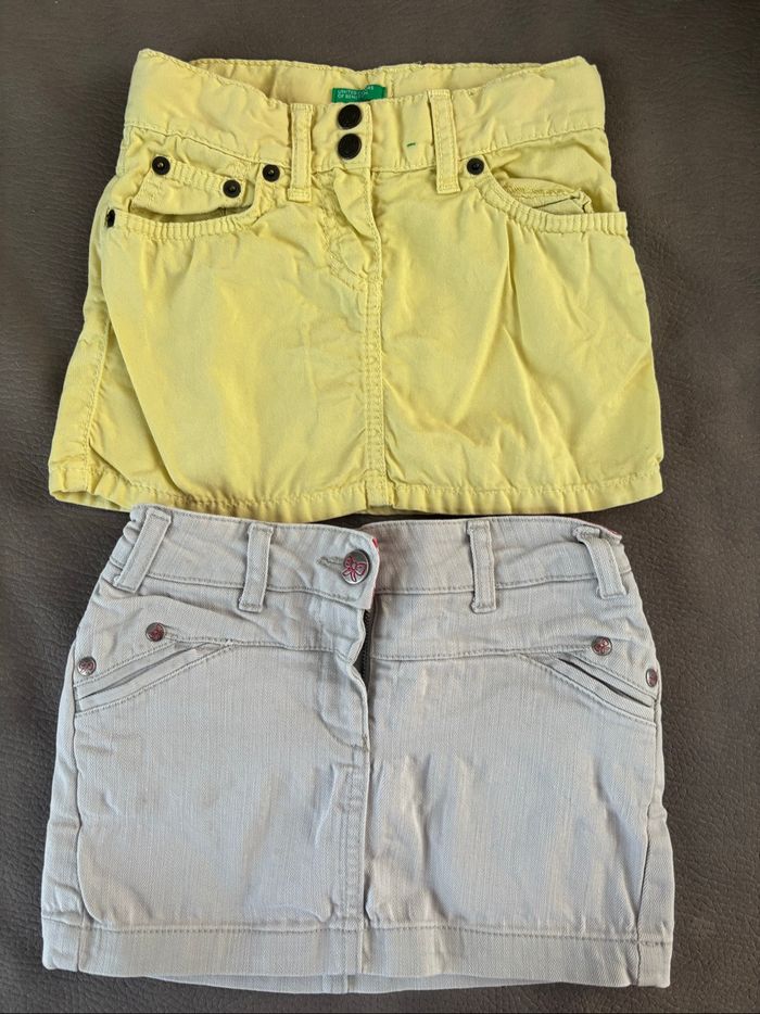 Lot de 2 jupes en jeans