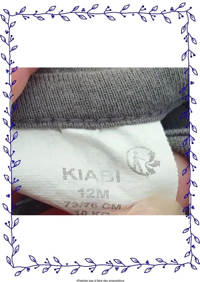 🌈 T-shirt garçon "Kiabi" 12 mois 🌈 - photo numéro 4