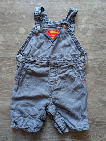 Salopette short Superman