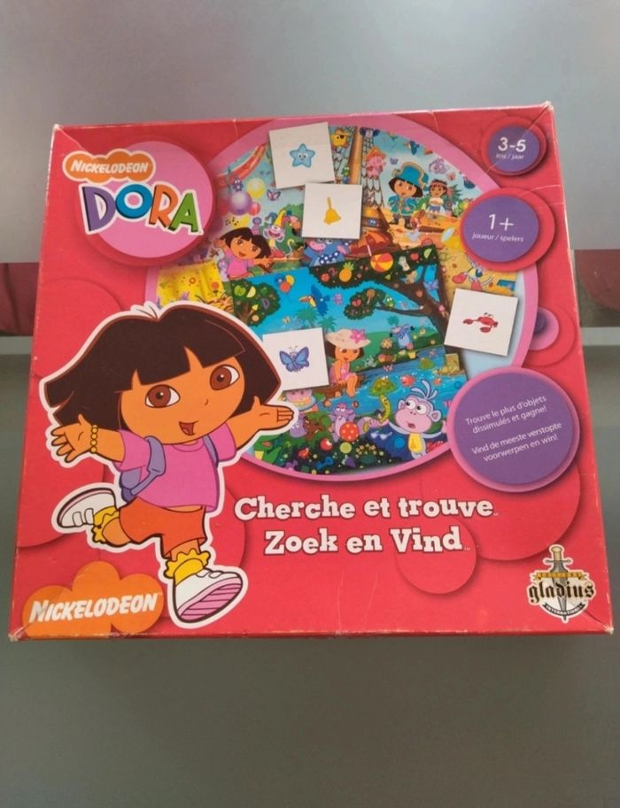 Jeu de société DORA Cherche et trouve Tbe Complet