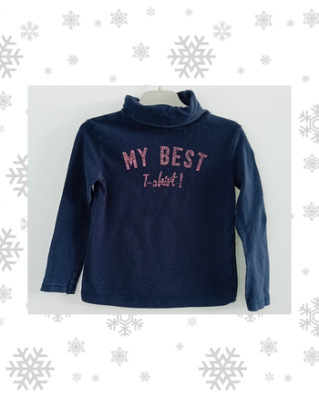 Kiabi :T-shirt d'hiver fille 4 ans