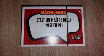 Paquet de jeu de cartes Mâche tes mots