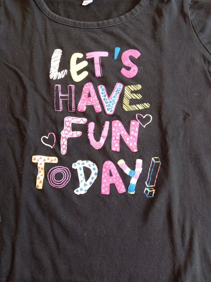 Tee shirt coton manche longues 8 ans - photo numéro 2