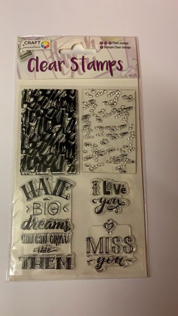 Clear stamps scrapbooking