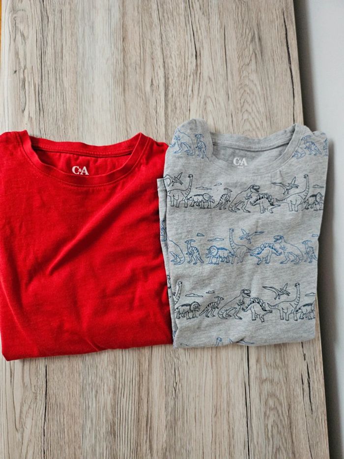 Lot de t-shirts C&A