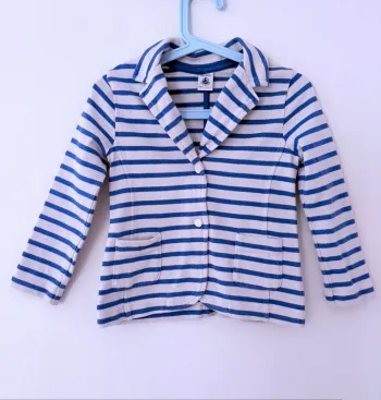 Petit Bateau - Veste Marinière mi saison Taille 4 ans/104 cm