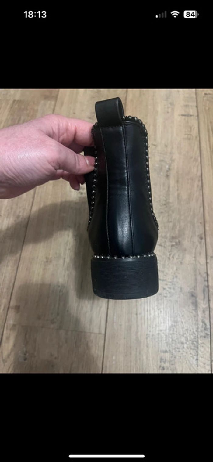 Bottines ERYNN noires à clous – Look rock parfait pour la rentrée – T36 - photo numéro 7