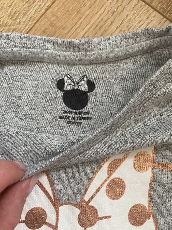 Petit pull tunique fin et léger Minnie Disney - photo numéro 3
