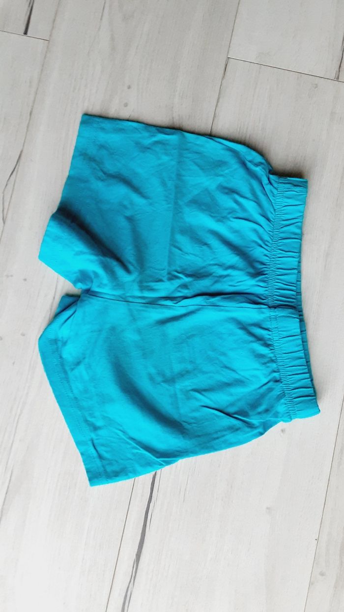 Vêtement garçon pyjama short bleu Je suis le roi motif lion Gémo 6 ans - photo numéro 5