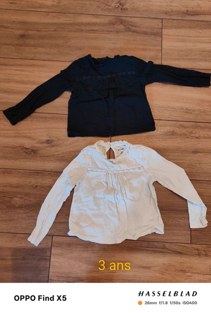 Lot de 2 tee-shirt à manches longues