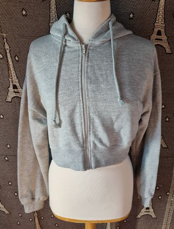 Gilet zippé court taille S