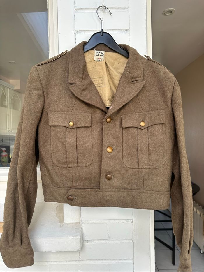 Blouson Militaire Français Modèle 46 / Indo- Algérie - photo numéro 2