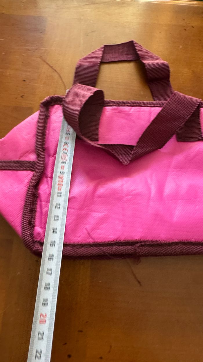 Sac isotherme glacière repas rose - photo numéro 6