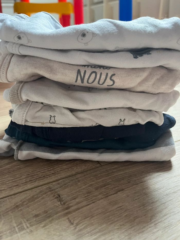 Lot de 8 bodys 3 mois