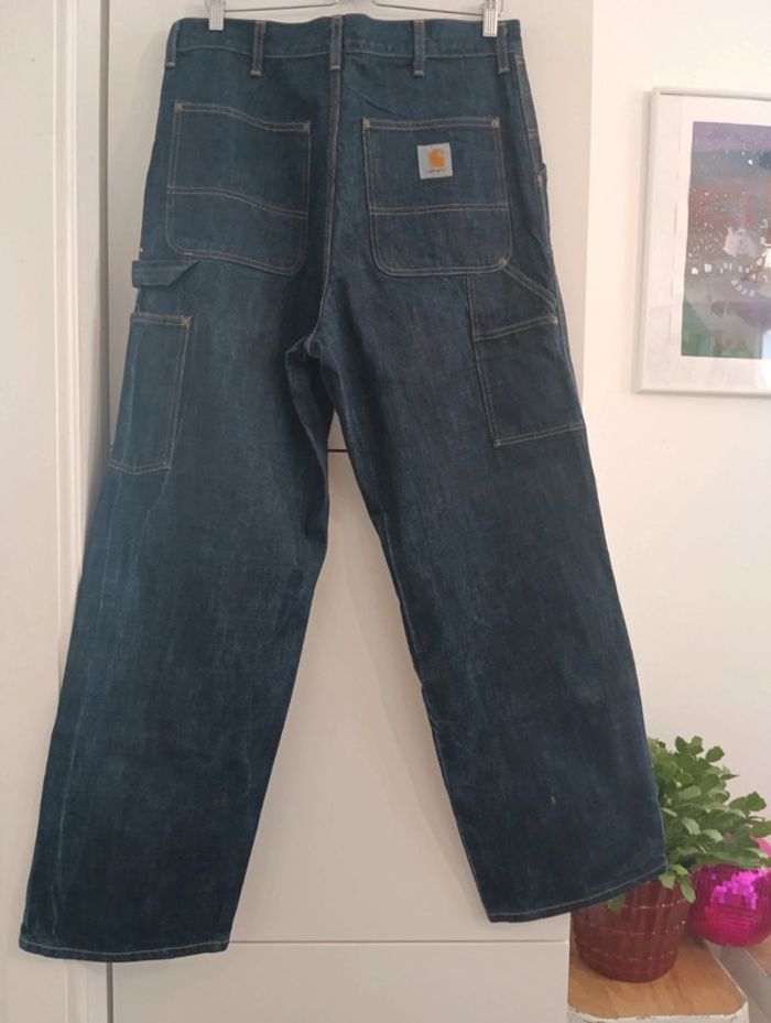Jean charpentier double Knee Carhartt W34 L32 - photo numéro 13