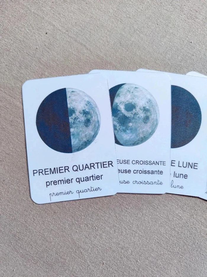 Cartes de nomenclature des phases de la lune - photo numéro 2