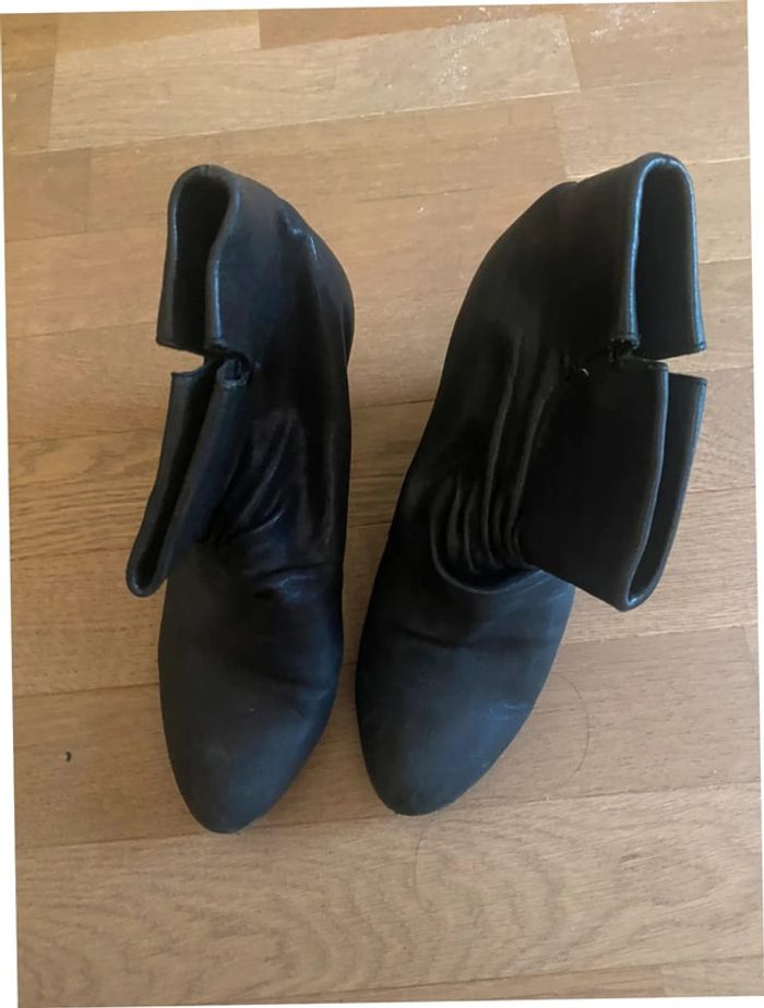 Bottines Maje talon invisible noir taille 39 - photo numéro 2