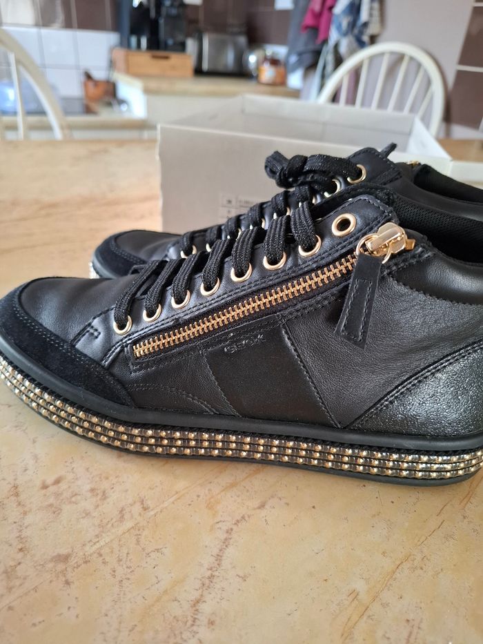 Geox montantes noires strass