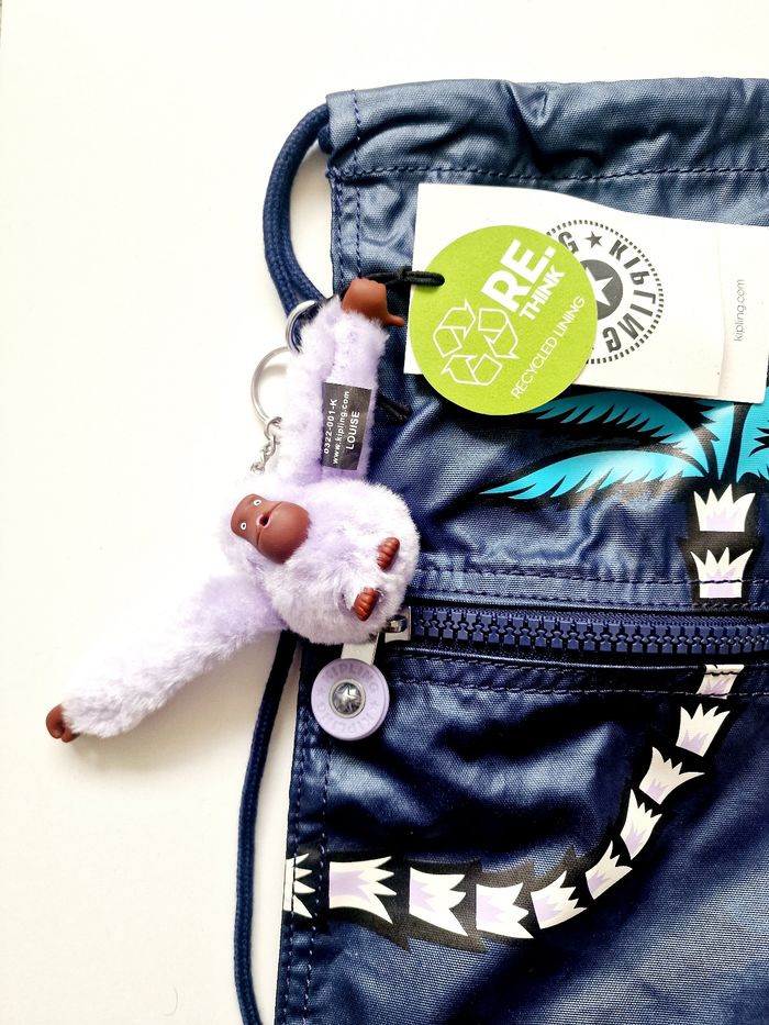 Kipling - Supertaboo - Admiral Blue Palm - Sac à dos / piscine / sport - Neuf avec étiquette ! - photo numéro 3