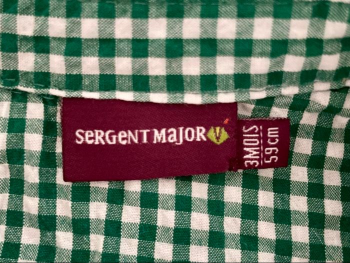 Chemise Sergent Major 3 mois - photo numéro 4