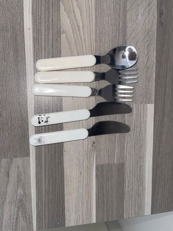 Lot de couverts enfants (fourchettes/couteau)