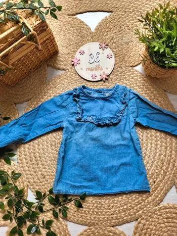 🌼 Chemisier en jeans 36mois fille, Mes Petits Cailloux 🌼