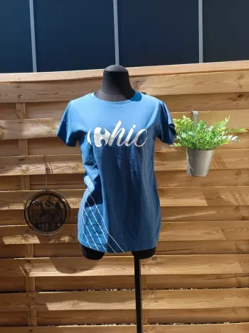 T-shirt inscription "chic" taille S