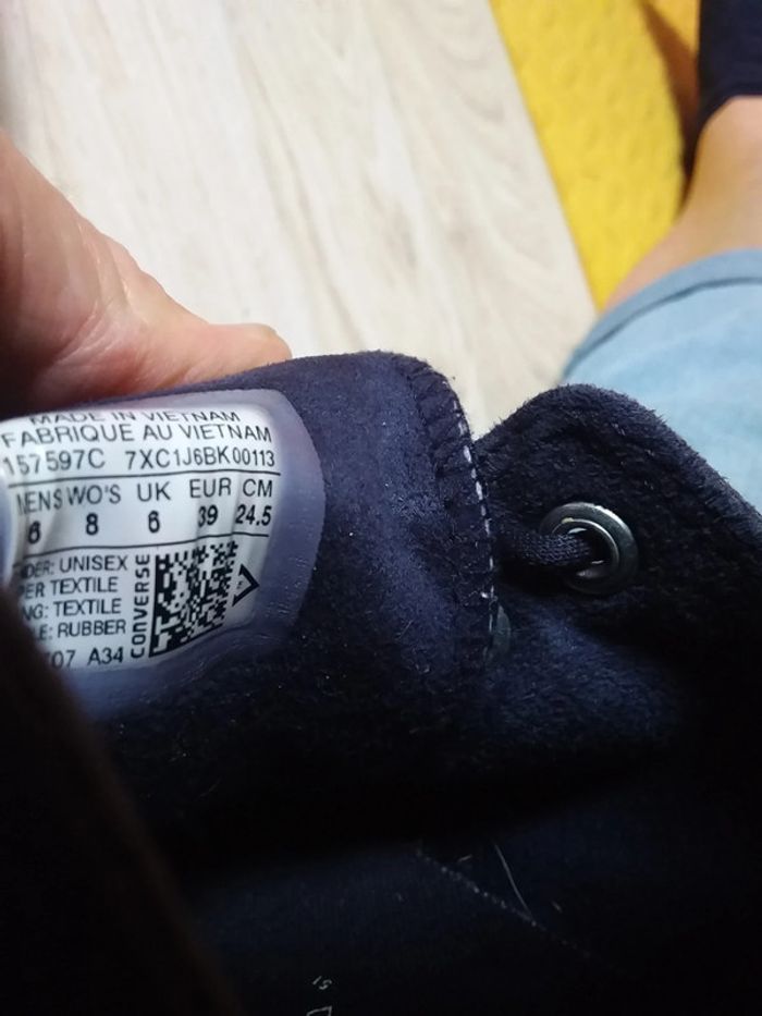 Converses basses en toile - photo numéro 9