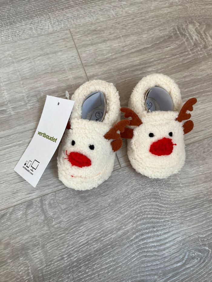Chaussons noël bébé mixte