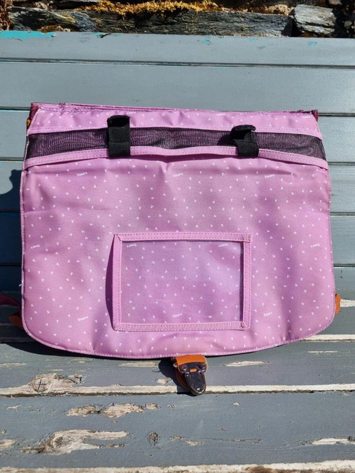 Cartable tann s rose fushia - photo numéro 5
